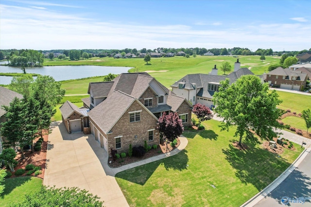 24051 Piney Creek Dr, Athens, AL 35613 - drone / aerial view with a water view and golf course view