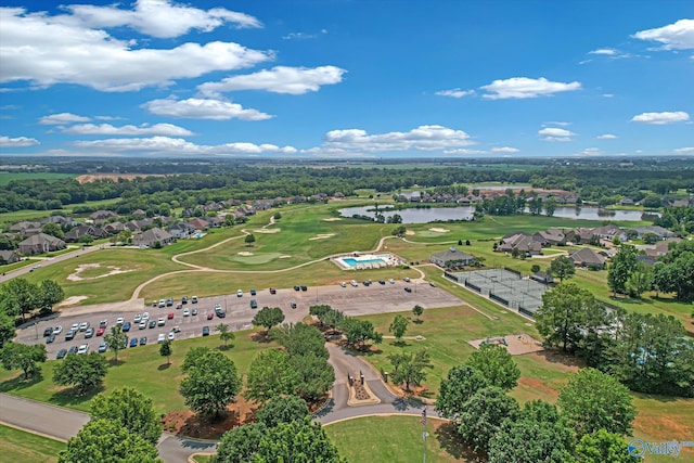 24051 Piney Creek Dr, Athens, AL 35613 - drone / aerial view with a residential view, view of golf course, and a water view