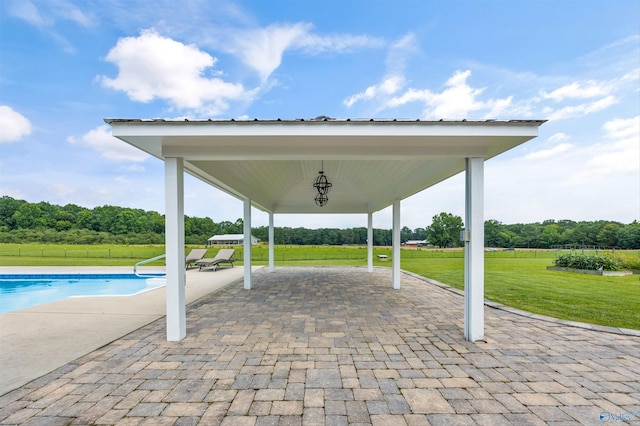 368 Halston Rd, Arab, AL 35016 - view of patio with an outdoor pool