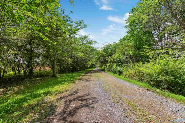 view of road