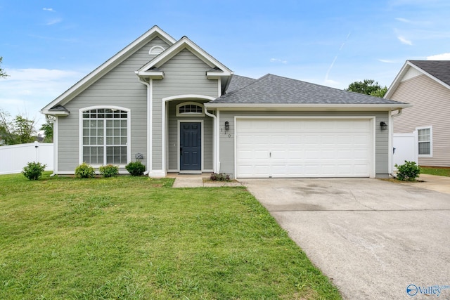 110 SW Cotton Bend Dr, Huntsville, AL 35824 - view of front of home featuring concrete driveway, a garage, and a shingled roof