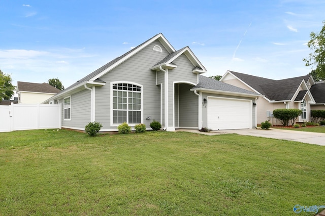 110 SW Cotton Bend Dr, Huntsville, AL 35824 - ranch-style home with a garage, driveway, and roof with shingles