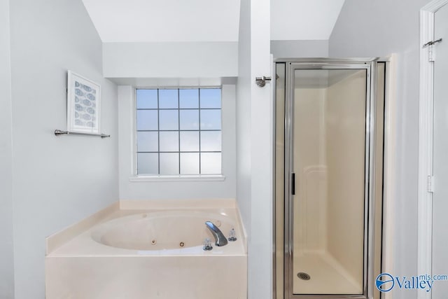 110 SW Cotton Bend Dr, Huntsville, AL 35824 - bathroom with a shower stall and a tub with jets