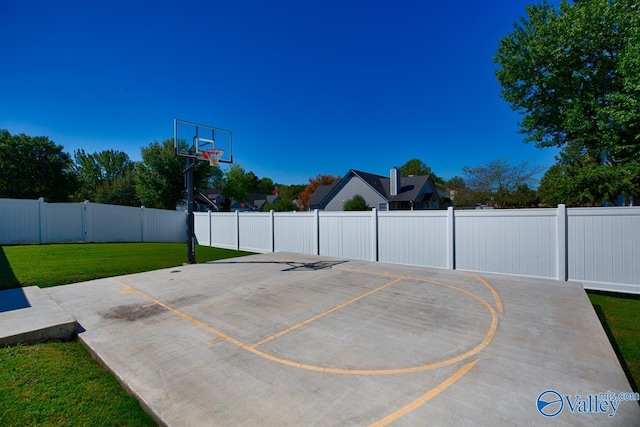110 SW Cotton Bend Dr, Huntsville, AL 35824 - view of basketball court with basketball hoop