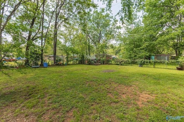 3516 Oleander Rd SW, Huntsville, AL 35805 - view of yard with a fenced backyard