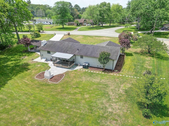 drone / aerial view
