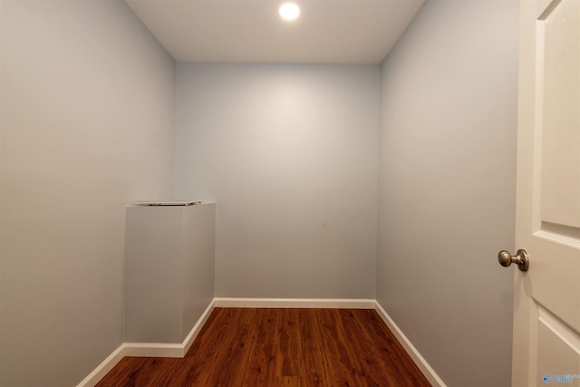 1204 Sibert Dr, Glencoe, AL 35905 - unfurnished room with dark wood-style floors, baseboards, and recessed lighting