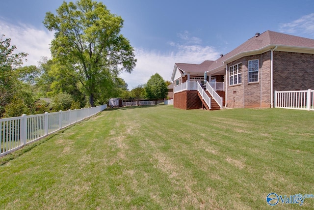 227 Lee Bowden Dr, Huntsville, AL 35806 - view of yard with stairs