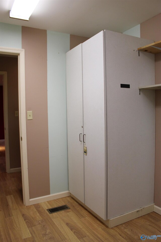 closet featuring visible vents