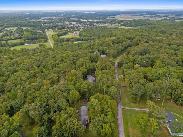 aerial view with a view of trees