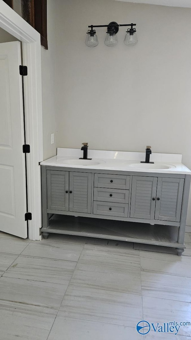 7739 Allison Loop, Athens, AL 35611 - bathroom featuring double vanity and a sink