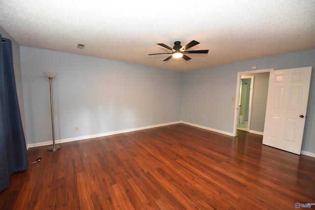 1208 SE Teenajo Dr SE, Huntsville, AL 35803 - spare room with ceiling fan, wood finished floors, and a textured ceiling