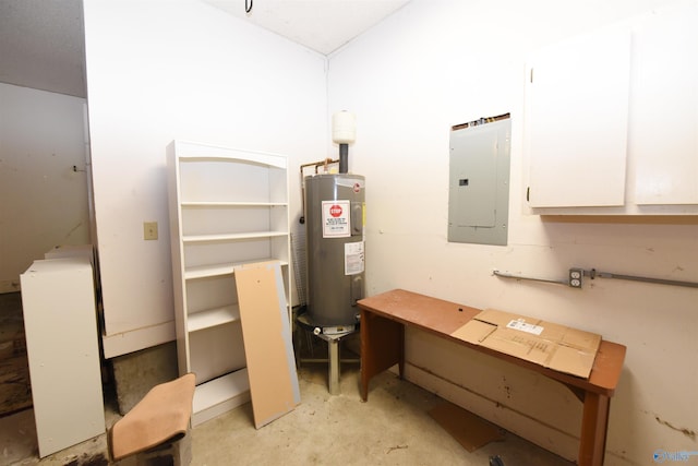 1208 SE Teenajo Dr SE, Huntsville, AL 35803 - interior space featuring electric panel and electric water heater