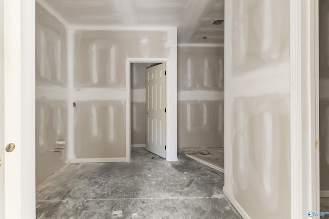 bathroom featuring concrete floors