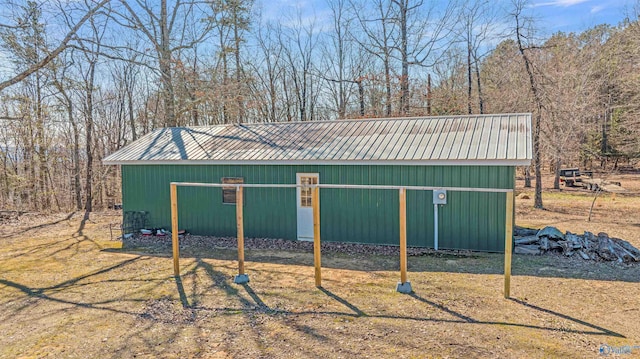 view of outbuilding