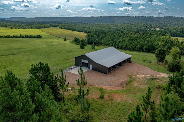 450 Armstrong Rd, Ashville, AL 35953 - birds eye view of property with a view of trees and a rural view