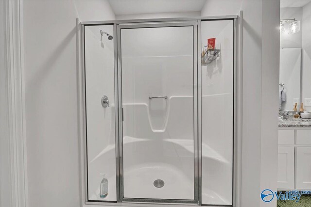 16604 Demi Dr, Athens, AL 35613 - full bathroom with a stall shower and vanity