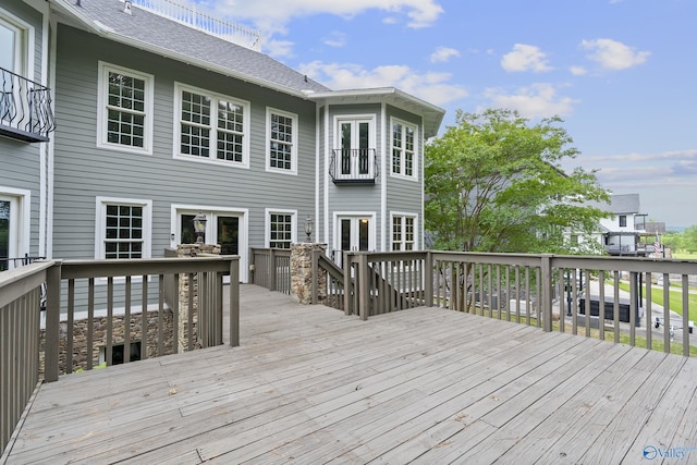 119 Railway Ln SE, Huntsville, AL 35803 - view of wooden terrace