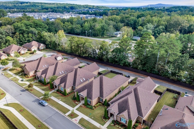 1006 Split Rock Cv, Huntsville, AL 35806 - drone / aerial view with a residential view and a wooded view