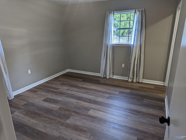 2537 Rexford St, Gadsden, AL 35903 - empty room with dark wood-type flooring and baseboards