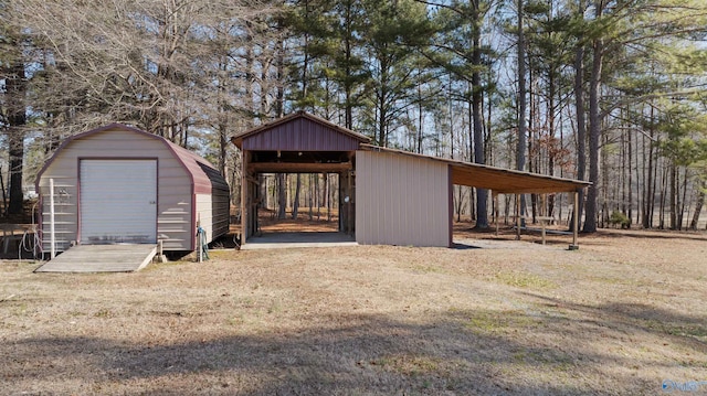 view of outbuilding