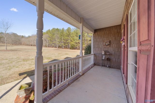 view of patio / terrace featuring a porch