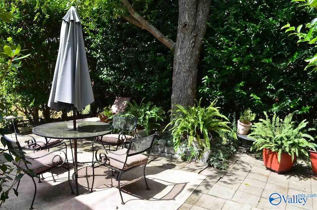 view of patio