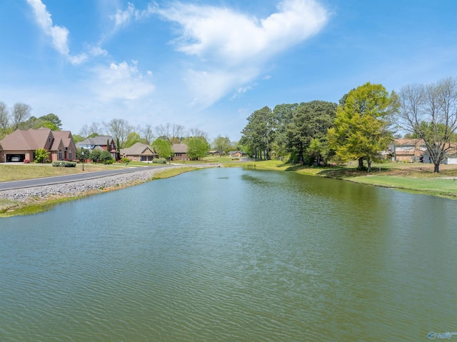 water view with a residential view