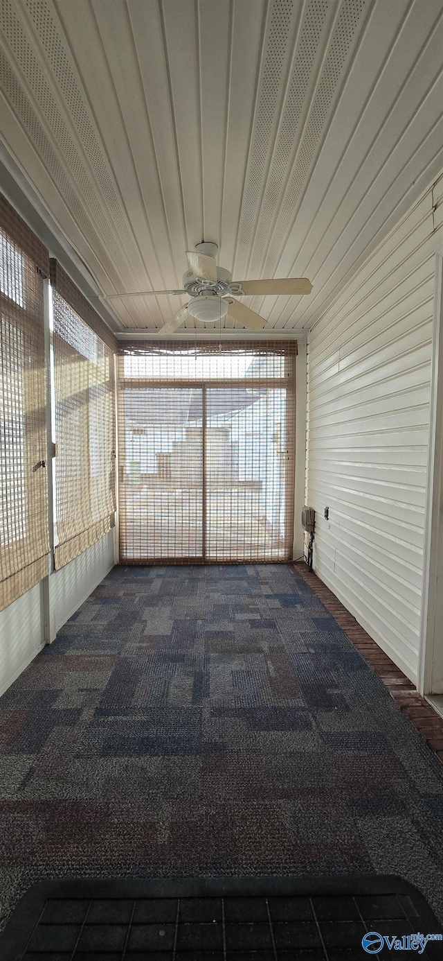113 Sycamore Pl, Athens, AL 35611 - unfurnished sunroom with a ceiling fan