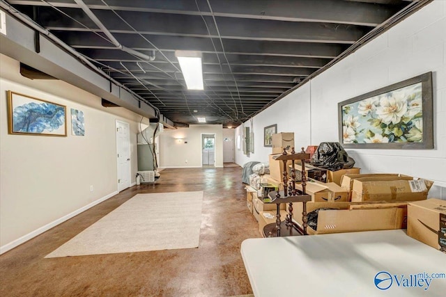 990 Chambers Rd, Double Springs, AL 35553 - basement featuring baseboards