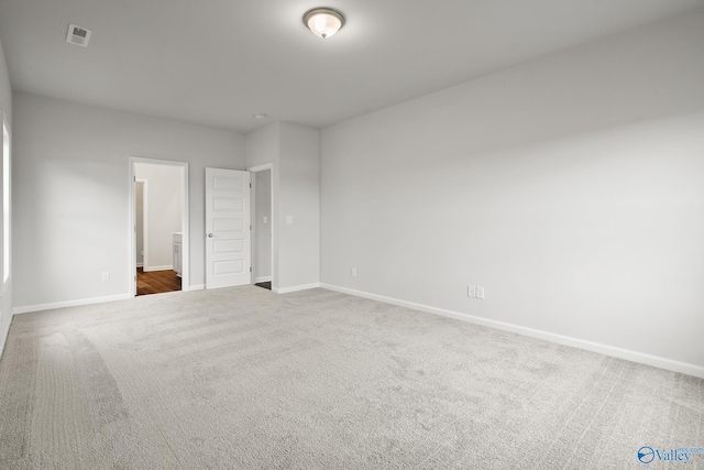 unfurnished bedroom featuring carpet flooring