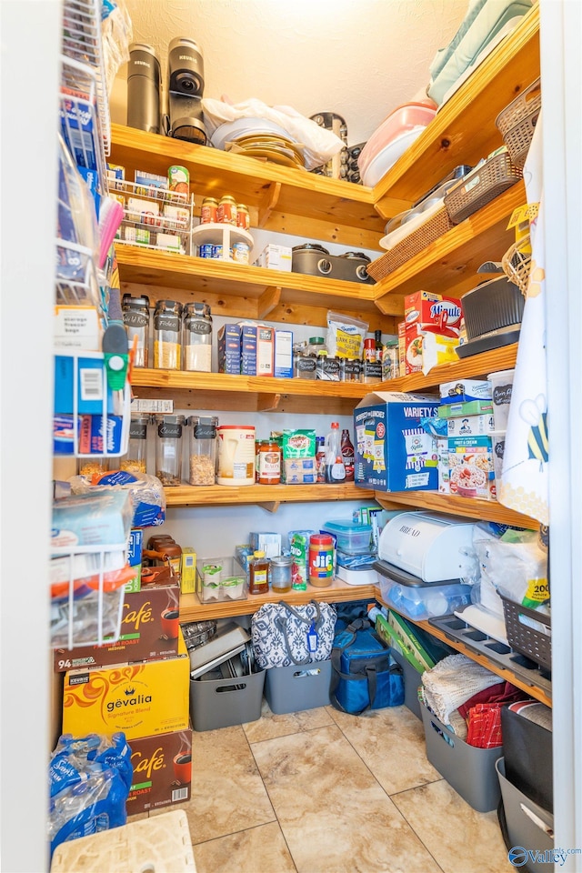 view of pantry