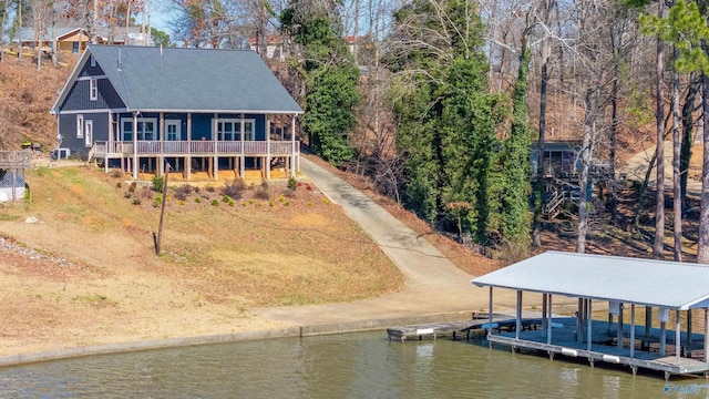 620 County Road 40, Centre, AL 35960 - exterior space with a water view