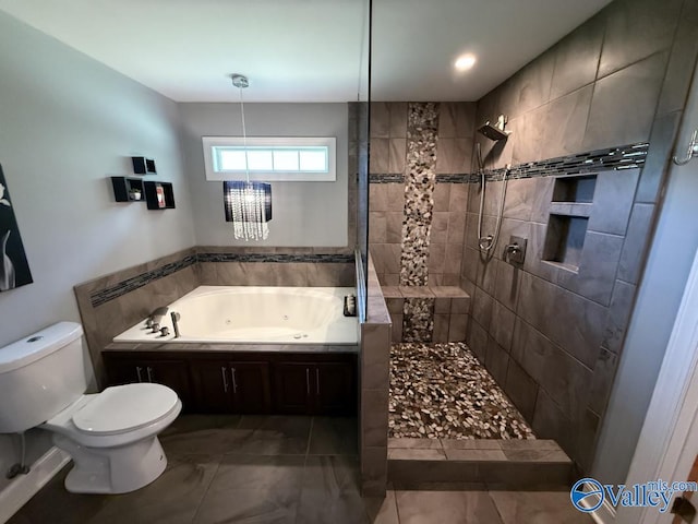 2451 Cedar Ridge Cir, Hokes Bluff, AL 35903 - full bathroom with a whirlpool tub and walk in shower