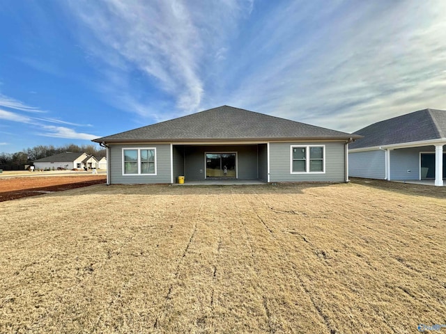 view of back of property