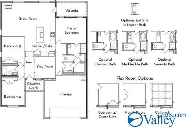 412 Tracer St, Huntsville, AL 35811 - floor plan