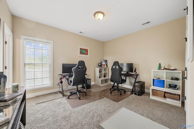 225 Nettles Dr NW, Madison, AL 35757 - home office with carpet flooring and baseboards