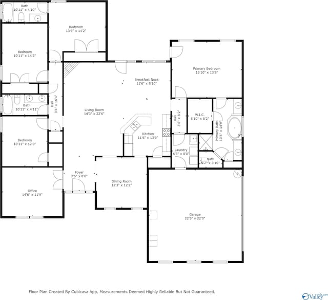 225 Nettles Dr NW, Madison, AL 35757 - property floor plan