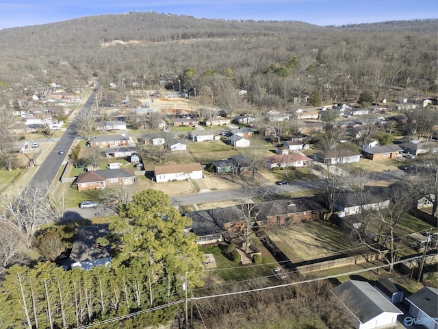 aerial view featuring a residential view