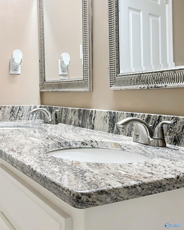 108 Mountain Home Rd, Trinity, AL 35673 - bathroom featuring double vanity
