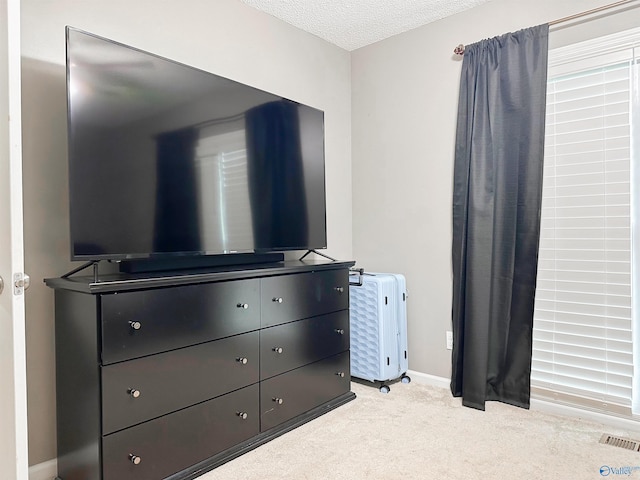 108 Mountain Home Rd, Trinity, AL 35673 - bedroom featuring light colored carpet, a textured ceiling, and baseboards