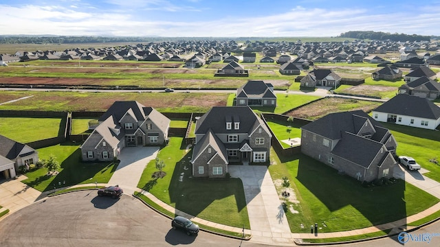 110 Ginamey Cir, Meridianville, AL 35759 - aerial perspective of suburban area