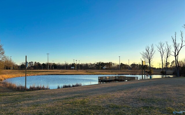 property view of water