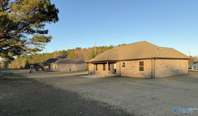 view of rear view of property