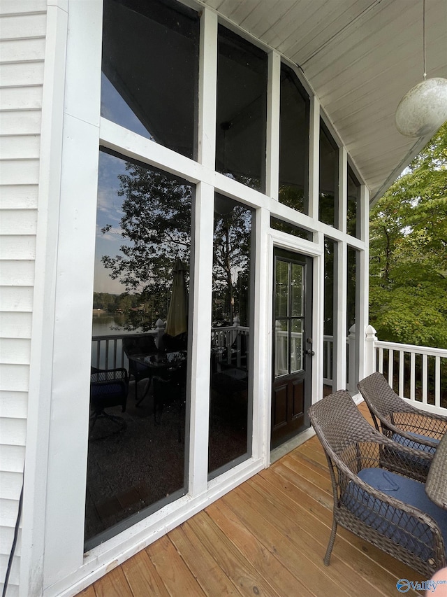 view of deck