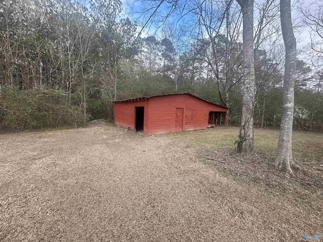 view of outbuilding