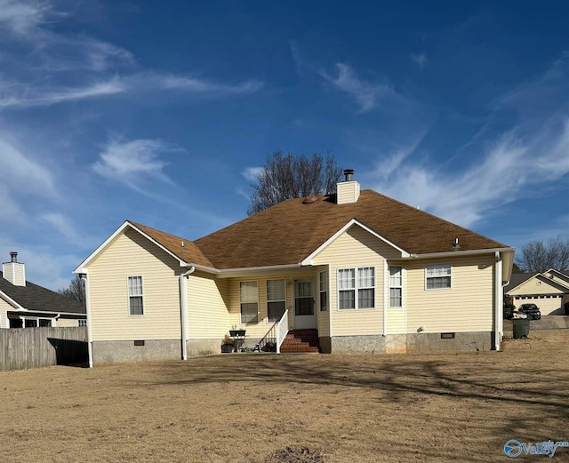 view of rear view of house