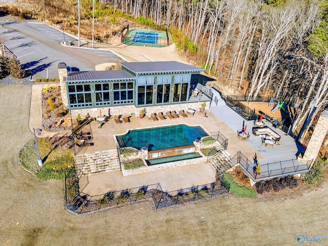 bird's eye view
