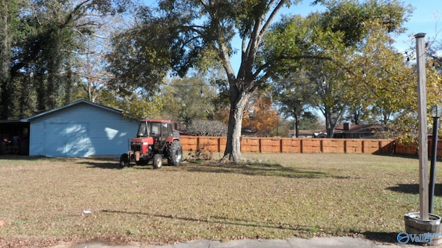 view of yard