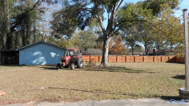 view of yard